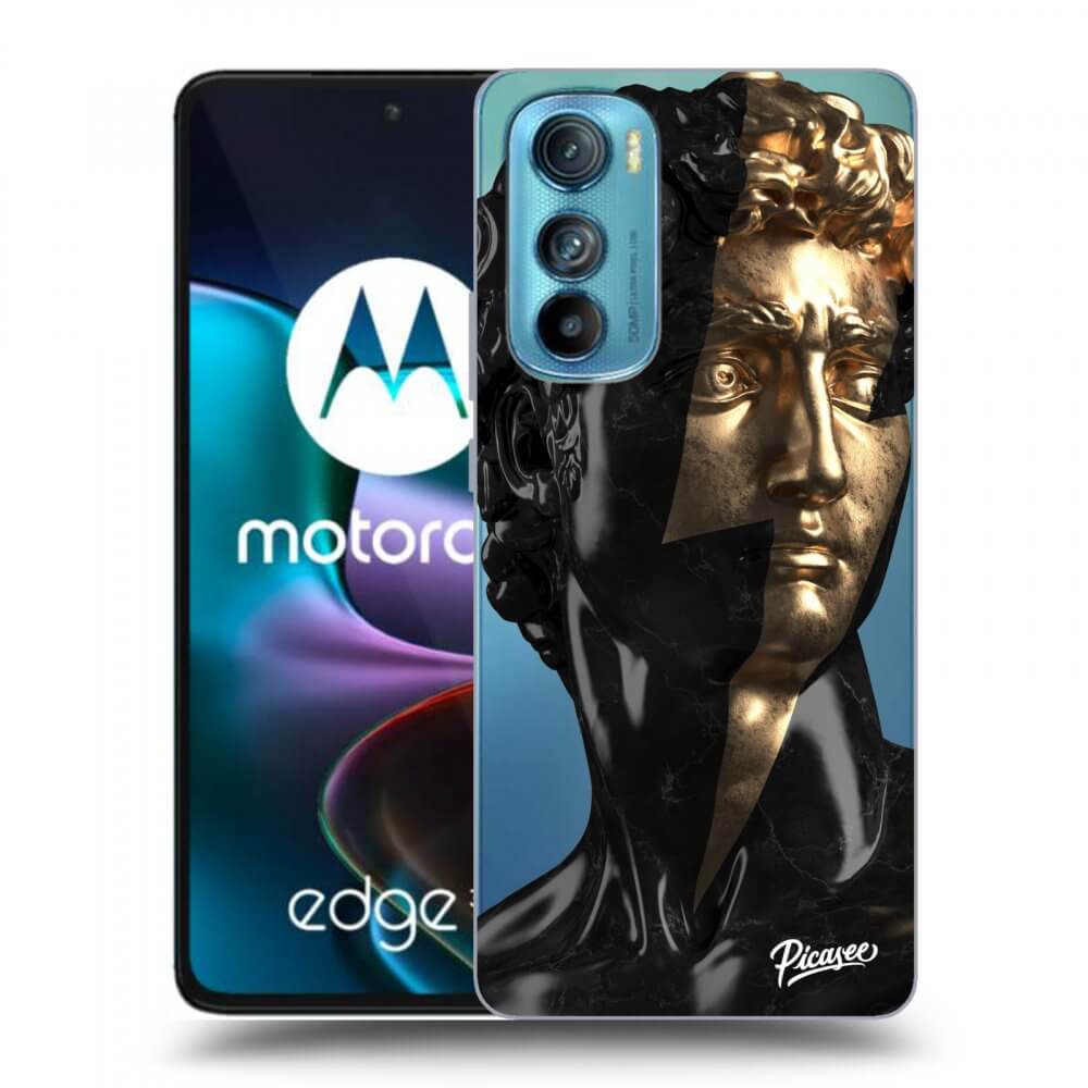 Picasee husă transparentă din silicon pentru Motorola Edge 30 - Wildfire - Black