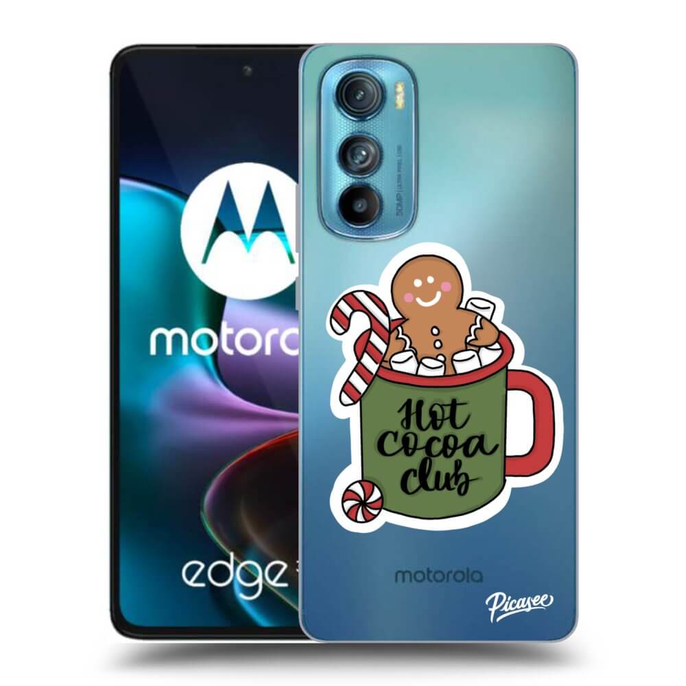 Picasee husă transparentă din silicon pentru Motorola Edge 30 - Hot Cocoa Club