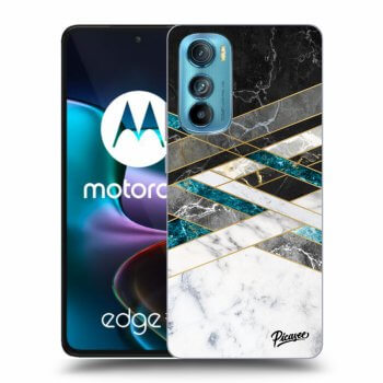 Husă pentru Motorola Edge 30 - Black & White geometry