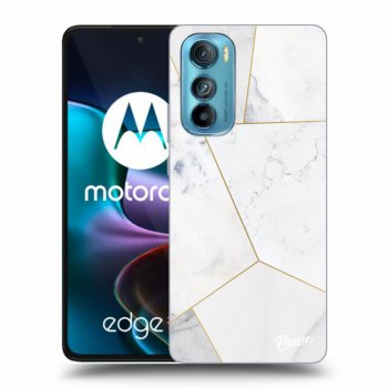 Husă pentru Motorola Edge 30 - White tile