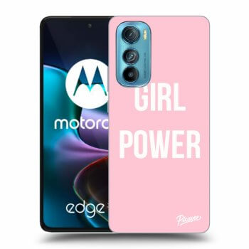 Picasee husă neagră din silicon pentru Motorola Edge 30 - Girl power