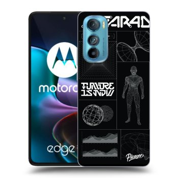 Picasee husă transparentă din silicon pentru Motorola Edge 30 - BLACK BODY