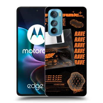 Picasee husă neagră din silicon pentru Motorola Edge 30 - RAVE
