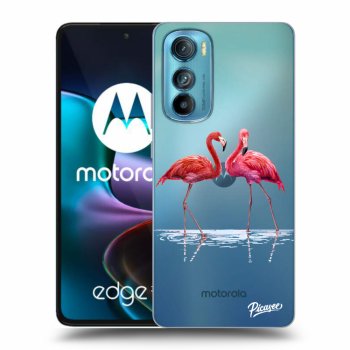 Husă pentru Motorola Edge 30 - Flamingos couple