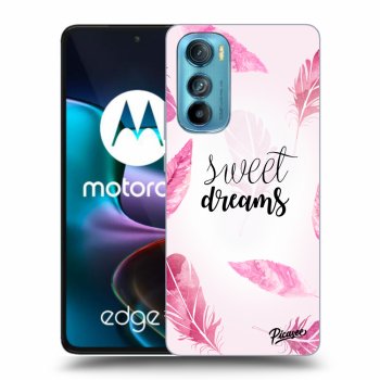 Picasee husă neagră din silicon pentru Motorola Edge 30 - Sweet dreams