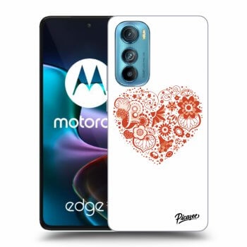 Picasee husă transparentă din silicon pentru Motorola Edge 30 - Big heart