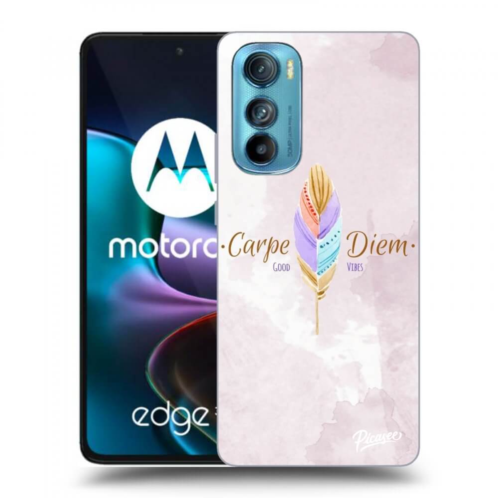 Picasee husă transparentă din silicon pentru Motorola Edge 30 - Carpe Diem