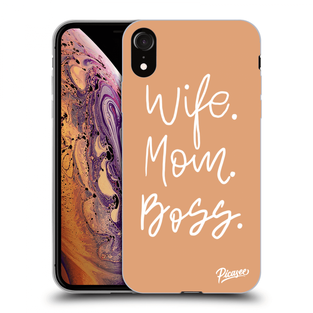 Picasee ULTIMATE CASE pentru Apple iPhone XR - Boss Mama