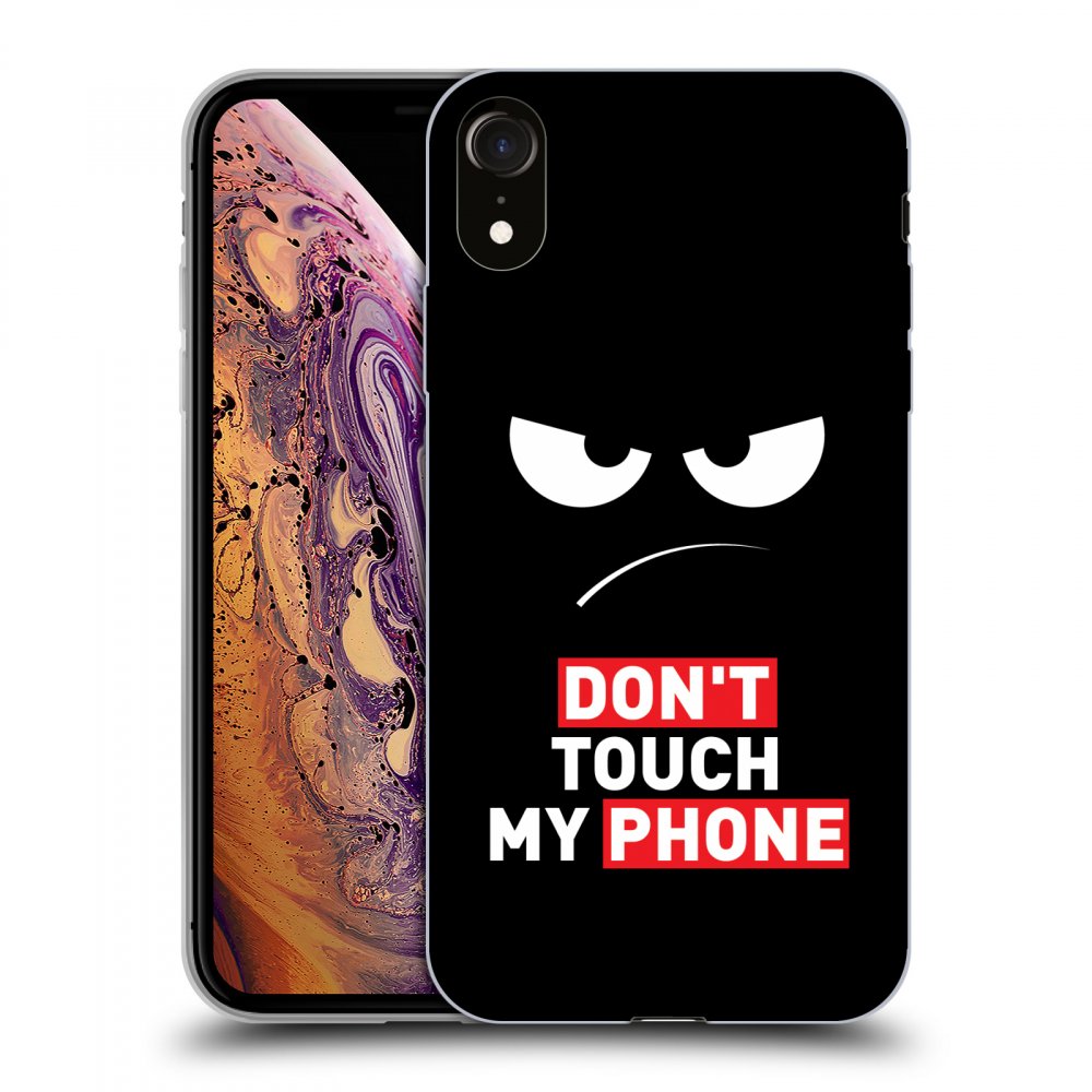 Picasee ULTIMATE CASE pentru Apple iPhone XR - Angry Eyes - Transparent