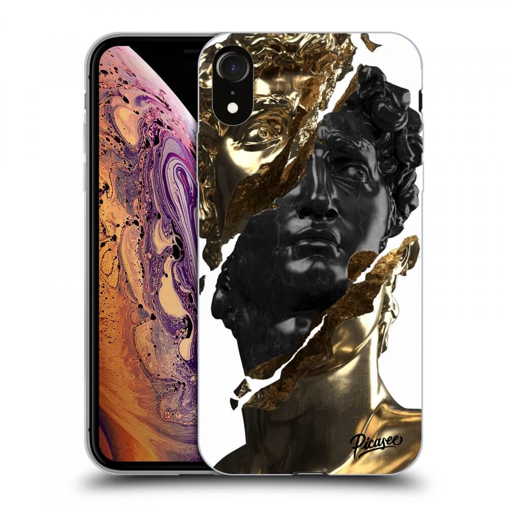 Picasee ULTIMATE CASE pentru Apple iPhone XR - Gold - Black