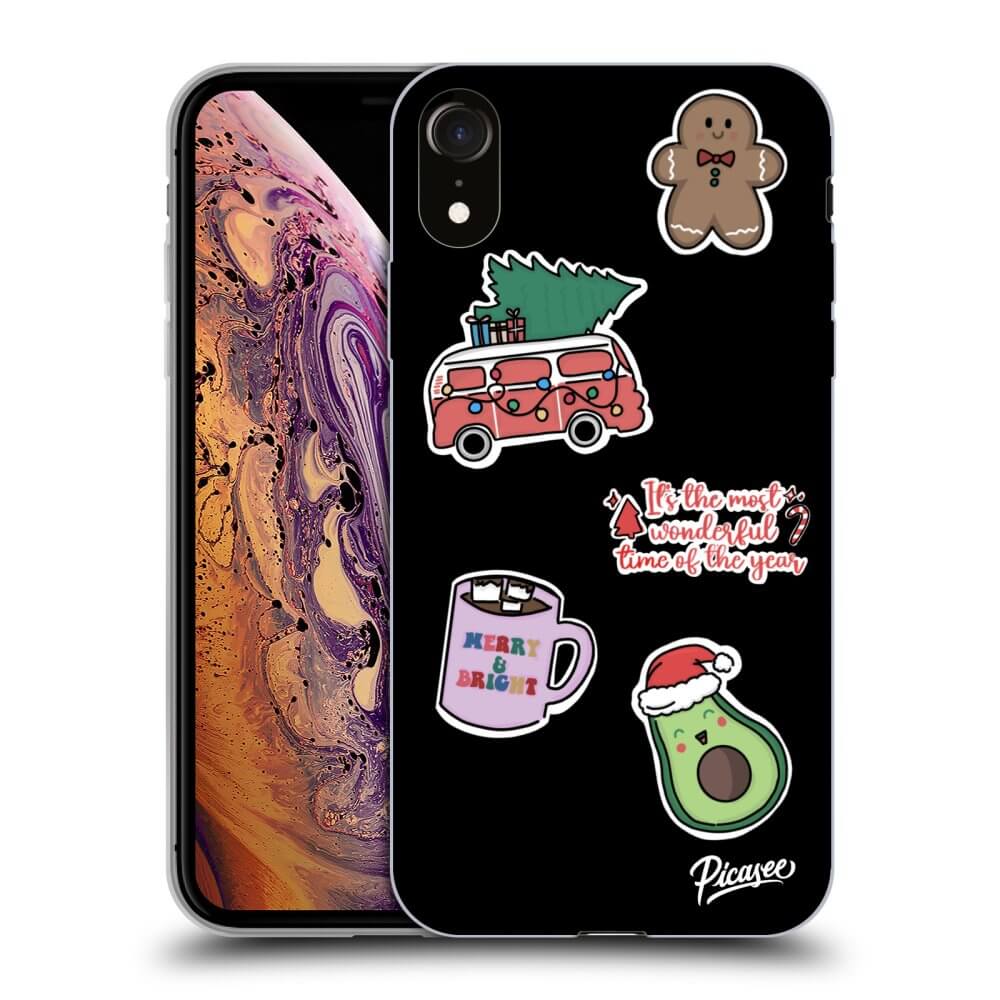 Picasee ULTIMATE CASE pentru Apple iPhone XR - Christmas Stickers