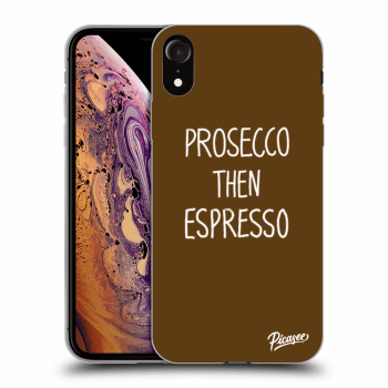 Picasee ULTIMATE CASE pentru Apple iPhone XR - Prosecco then espresso