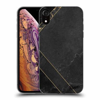 Husă pentru Apple iPhone XR - Black tile