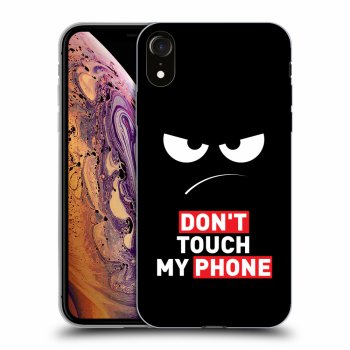 Husă pentru Apple iPhone XR - Angry Eyes - Transparent