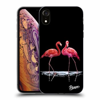 Husă pentru Apple iPhone XR - Flamingos couple