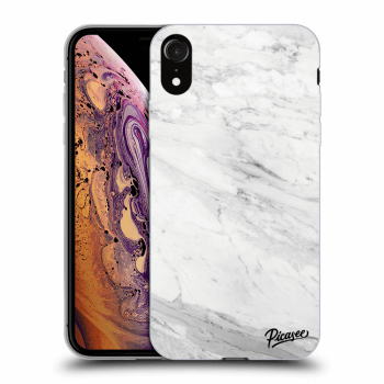 Picasee ULTIMATE CASE pentru Apple iPhone XR - White marble