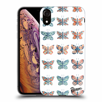 Picasee husă transparentă din silicon pentru Apple iPhone XR - Butterflies