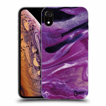 Husă pentru Apple iPhone XR - Purple glitter