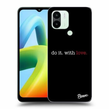 Picasee husă neagră din silicon pentru Xiaomi Redmi A1 - Do it. With love.