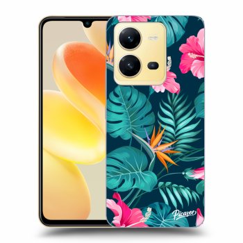 Husă pentru Vivo X80 Lite - Pink Monstera