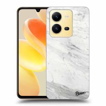 Husă pentru Vivo X80 Lite - White marble