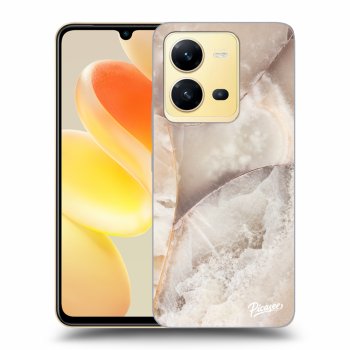 Husă pentru Vivo X80 Lite - Cream marble