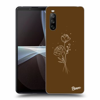 Husă pentru Sony Xperia 10 III - Brown flowers