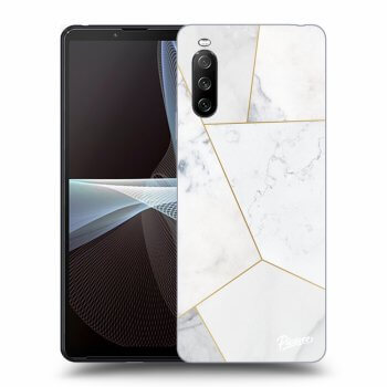 Husă pentru Sony Xperia 10 III - White tile