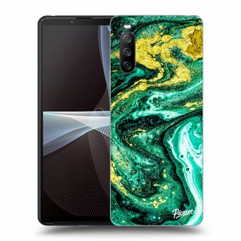 Husă pentru Sony Xperia 10 III - Green Gold