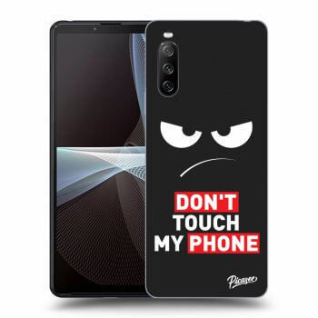 Husă pentru Sony Xperia 10 III - Angry Eyes - Transparent