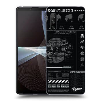 Picasee husă neagră din silicon pentru Sony Xperia 10 III - FUTURE