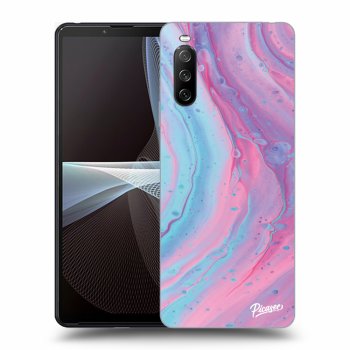 Husă pentru Sony Xperia 10 III - Pink liquid