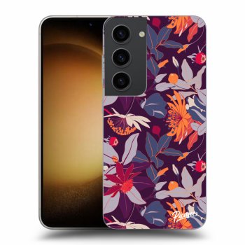 Husă pentru Samsung Galaxy S23 5G - Purple Leaf