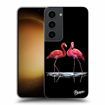 Picasee ULTIMATE CASE pentru Samsung Galaxy S23 5G - Flamingos couple