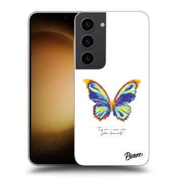Picasee husă transparentă din silicon pentru Samsung Galaxy S23 5G - Diamanty White