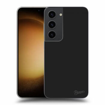 Picasee husă neagră din silicon pentru Samsung Galaxy S23 5G - Clear