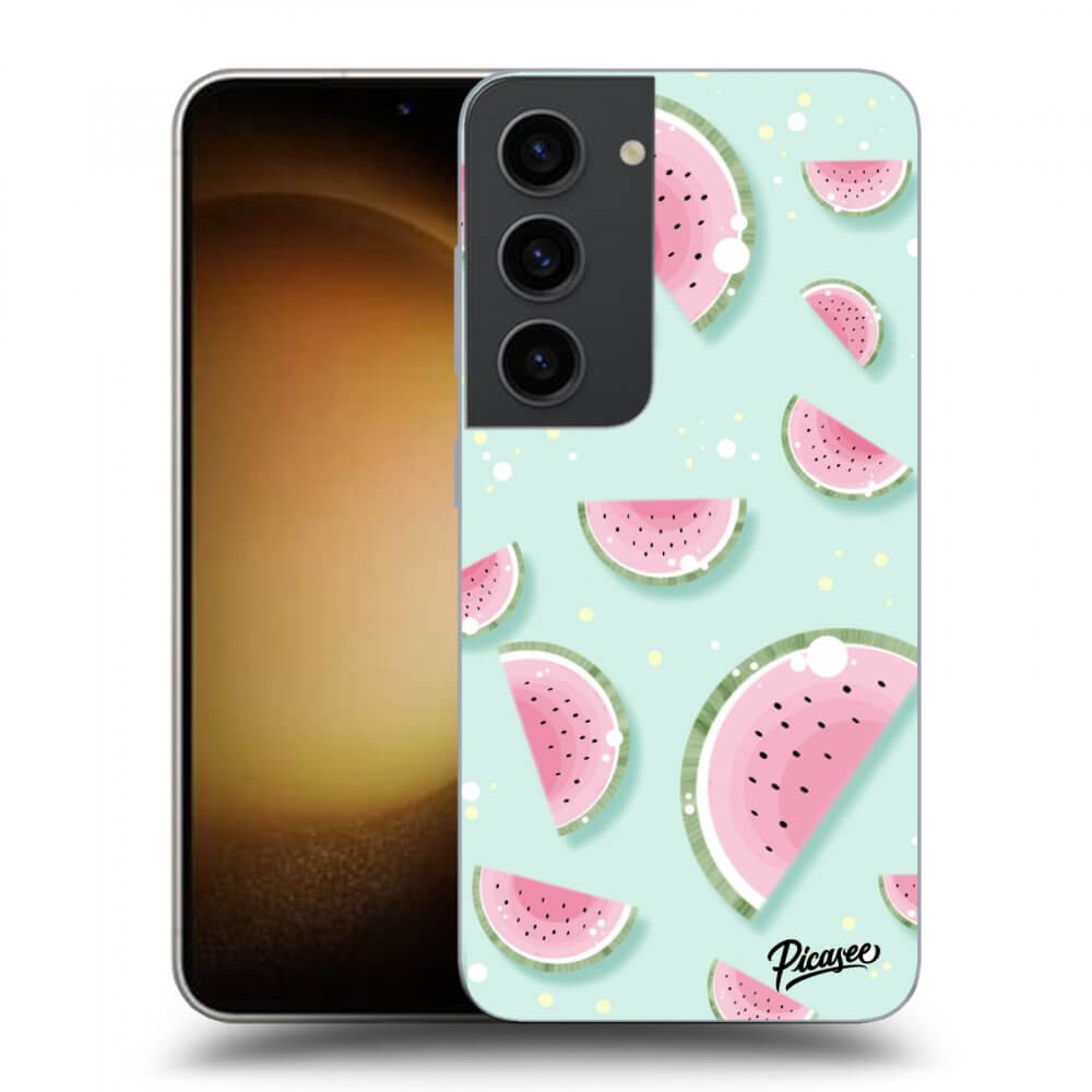 Picasee husă transparentă din silicon pentru Samsung Galaxy S23 5G - Watermelon 2