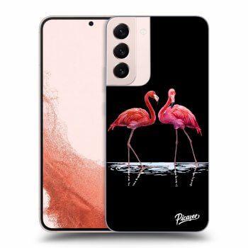 Picasee ULTIMATE CASE pentru Samsung Galaxy S23+ 5G - Flamingos couple