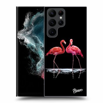 Husă pentru Samsung Galaxy S23 Ultra 5G - Flamingos couple