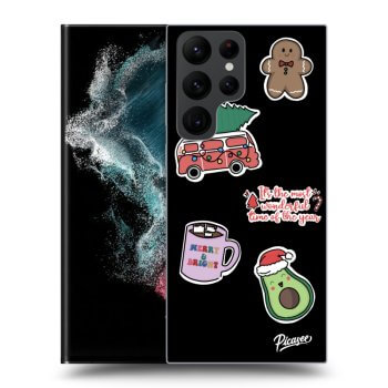 Picasee ULTIMATE CASE PowerShare pentru Samsung Galaxy S23 Ultra 5G - Christmas Stickers