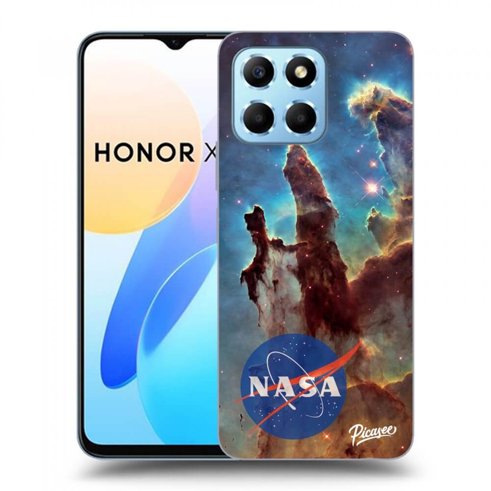 Picasee husă transparentă din silicon pentru Honor X8 5G - Eagle Nebula