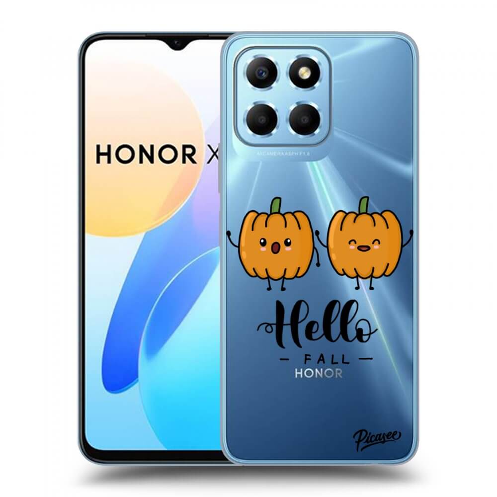 Picasee husă transparentă din silicon pentru Honor X8 5G - Hallo Fall
