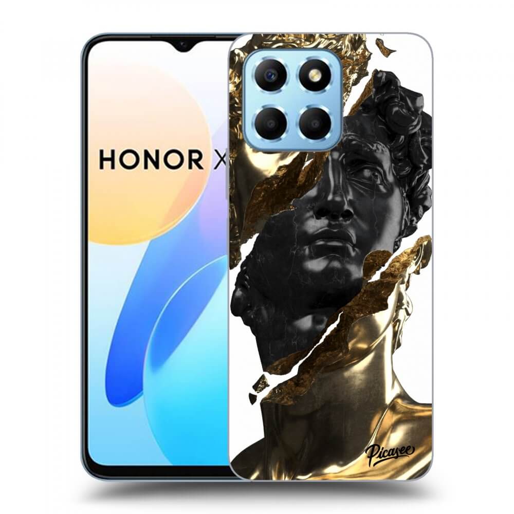 Picasee ULTIMATE CASE pentru Honor X8 5G - Gold - Black