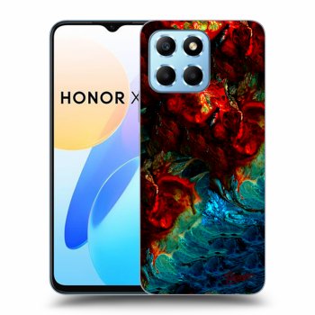 Picasee husă neagră din silicon pentru Honor X8 5G - Universe