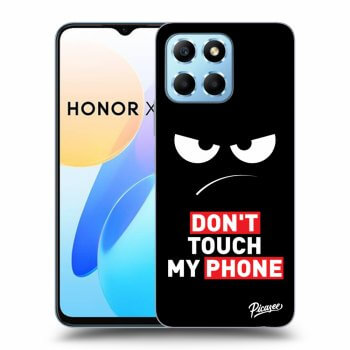 Husă pentru Honor X8 5G - Angry Eyes - Transparent