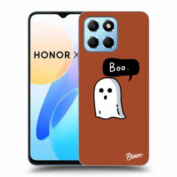 Picasee husă neagră din silicon pentru Honor X8 5G - Boo