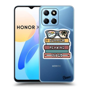 Picasee husă transparentă din silicon pentru Honor X8 5G - Summer reading vibes