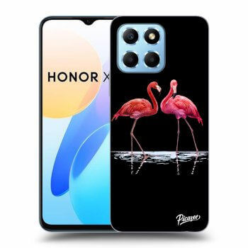 Husă pentru Honor X8 5G - Flamingos couple