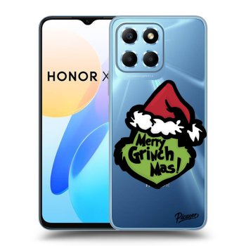 Picasee husă transparentă din silicon pentru Honor X8 5G - Grinch 2