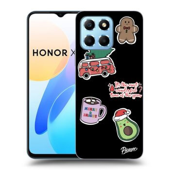 Husă pentru Honor X8 5G - Christmas Stickers